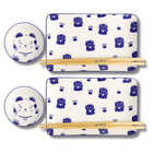 TOKYO DESIGN STUDIO Kawaii Blue Maneko Sushi Geschenkset 6-teilig – Blau Bild 2