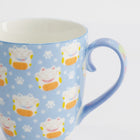 TOKYO DESIGN STUDIO Kawaii Glückskatze Tasse mit Geschenkschachtel – Blaue Katze (8,5x10,2 cm, 340 ml) Bild 2