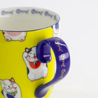TOKYO DESIGN STUDIO Kawaii Glückskatze Tasse mit Geschenkschachtel – Gelbe klassische Katze (8,5x10,2 cm, 340 ml) Bild 3