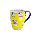 TOKYO DESIGN STUDIO Kawaii Glückskatze Tasse mit Geschenkschachtel – Gelbe klassische Katze (8,5x10,2 cm, 340 ml) Bild 1