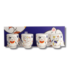 TOKYO DESIGN STUDIO Kawaii Lucky Cat Cup Geschenkset 4 Stück – 7x8 cm / 170 ml Bild 3