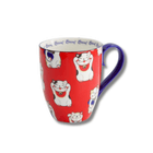 TOKYO DESIGN STUDIO Kawaii Lucky Cat Mug mit Geschenkbox – Rot 8,5x10,2 cm / 340 ml Bild 2