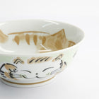 TOKYO DESIGN STUDIO Kawaii Ramen Schüssel Fuku Katze Neko Grün (20,7 x 8 cm) Bild 3