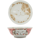 TOKYO DESIGN STUDIO Kawaii Ramen Schüssel Fuku Katze Neko Rot (20,7 x 8 cm) Bild 1