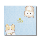 TOKYO DESIGN STUDIO Kawaii Shiba Owl Sushi Geschenkset 6-teilig – Blau/Gelb Bild 4