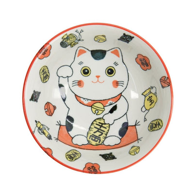 TOKYO DESIGN STUDIO Kawaii Winkekatze Schüssel Rot (20,8 x 8 cm)