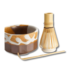 TOKYO DESIGN STUDIO Matcha Geschenkset Kanegin Braun 4 teilig 11x8 cm Bild 4
