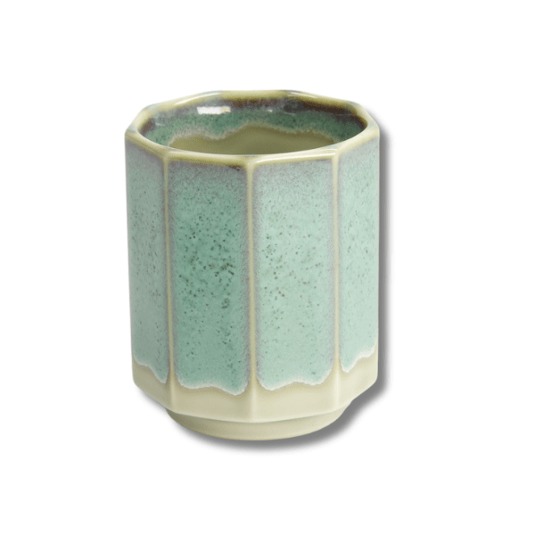 TOKYO DESIGN STUDIO Teetasse White Aqua Glaze 6.5x8cm