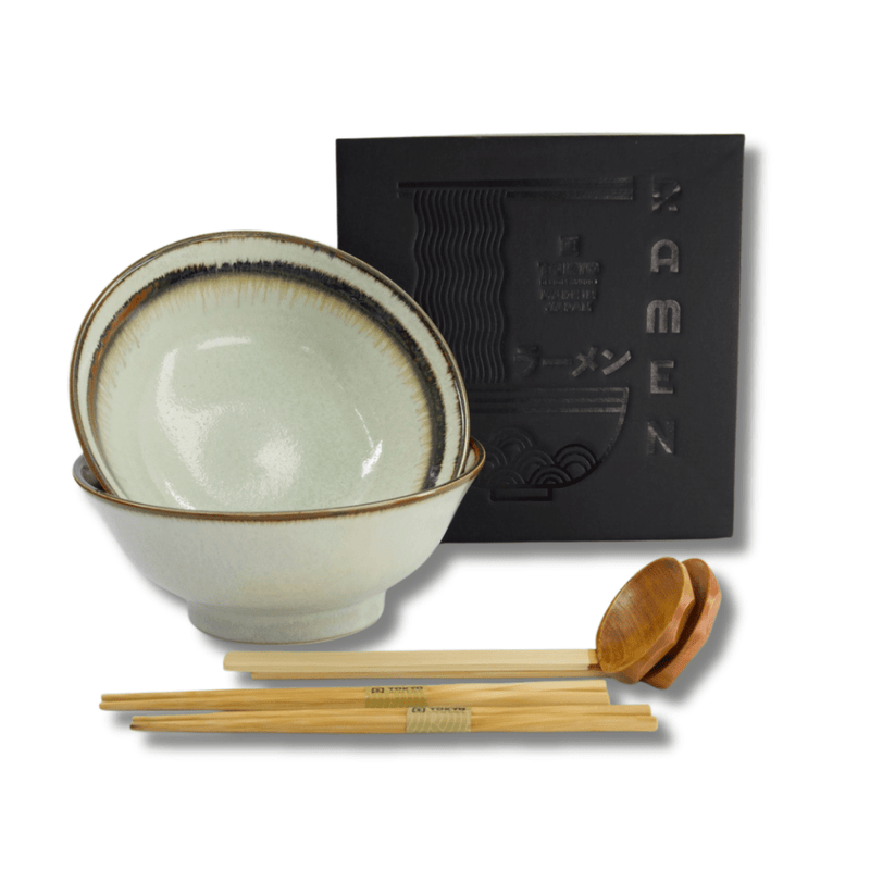 TOKYO DESIGN STUDIO Wasabi 6-teiliges Ramen Geschenkset 21,5x9 cm / 1300 ml