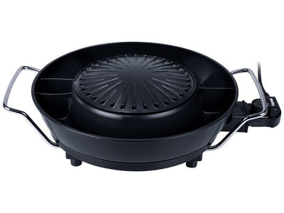 TRISTAR Koreanischer Hot Pot Grill & Fondue Schwarz ⌀ 36cm