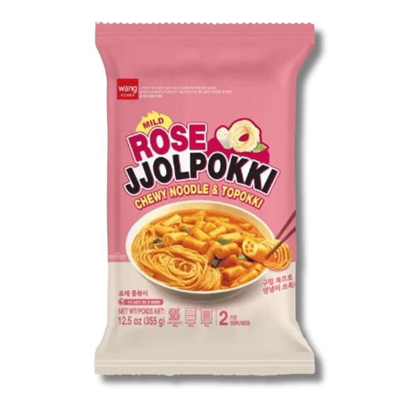 WANG Nudeln und Reiskuchen in Rosé-Soße (Jolpokki) 355g