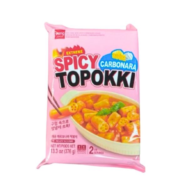 WANG Tteokbokki Scharfe Carbonara 376g (2 Portionen)