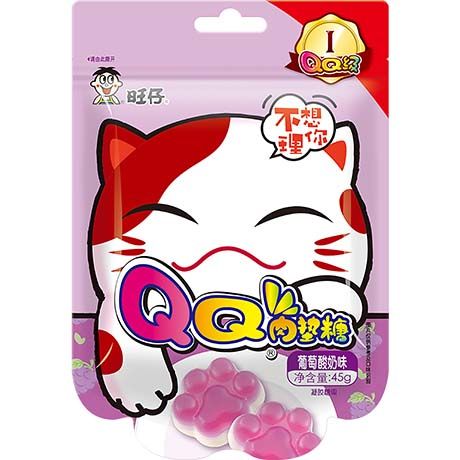 WANT WANT Katzenpfoten Gummis Trauben-Joghurt 45g