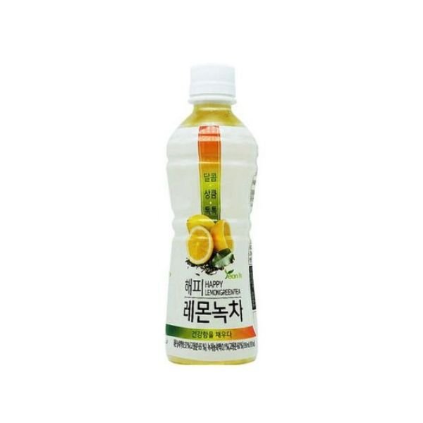 YEONHO Happy Zitrone Grüner Tee 350ml (EINWEG)