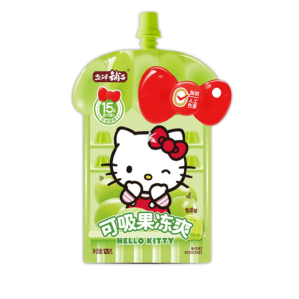 YJPZ Hello Kitty Grüner-Trauben-Gelee 125g