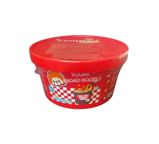 YOUMI Instant Breitnudeln Süß und Scharf Carbonara 111g