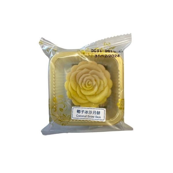 YUE BAN HUANG TING Mondkuchen Schneehaut Kokosnuss 45g