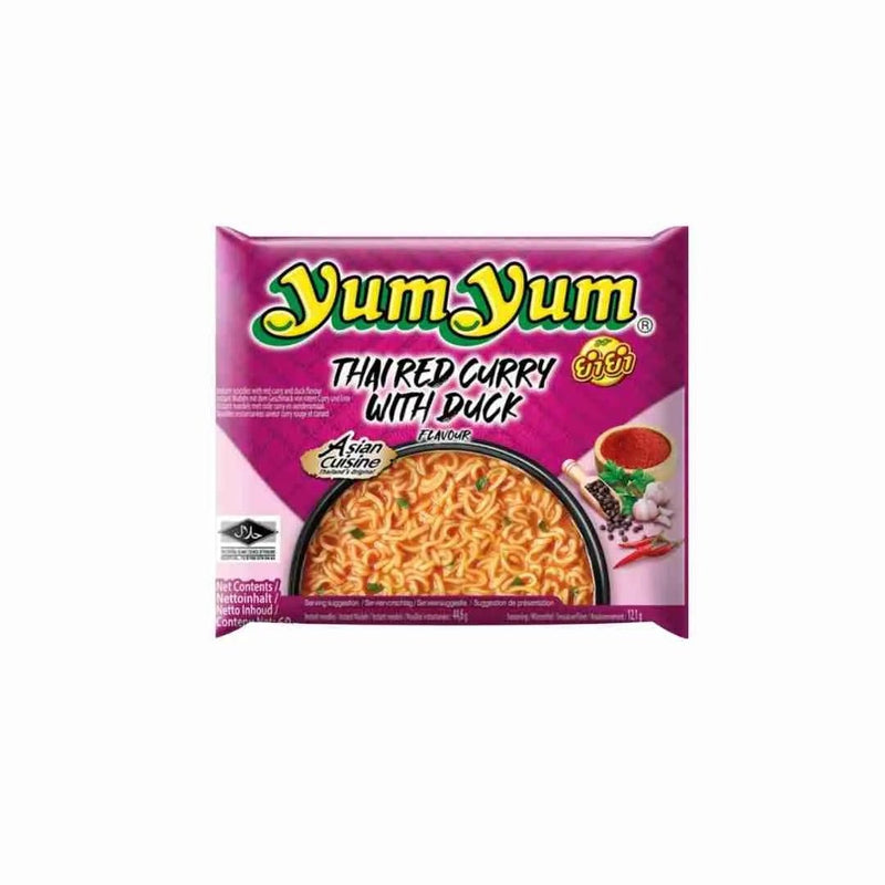 YUM YUM Instant Nudeln Thai Rotes Curry mit Enten Geschmack 60g