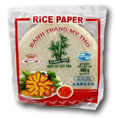 BAMBOO TREE Reispapier 22 cm (für Frühlingsrollen) 400g