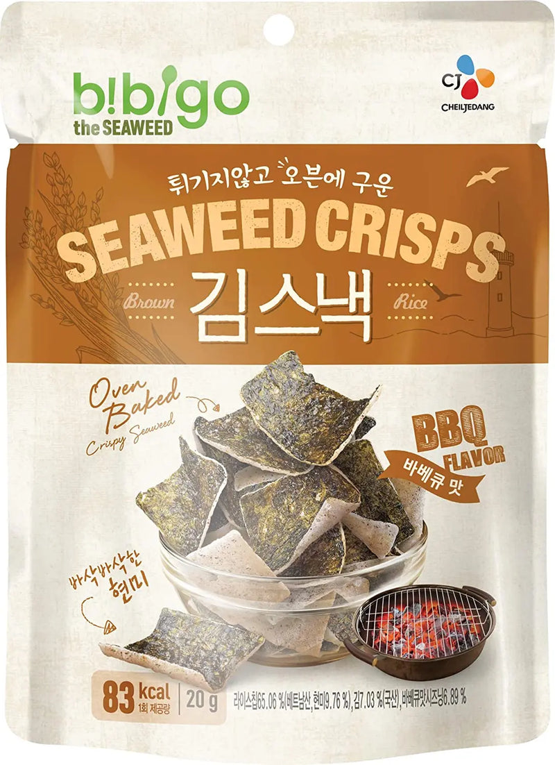 BIBIGO Seetang Reis Chips BBQ 20g