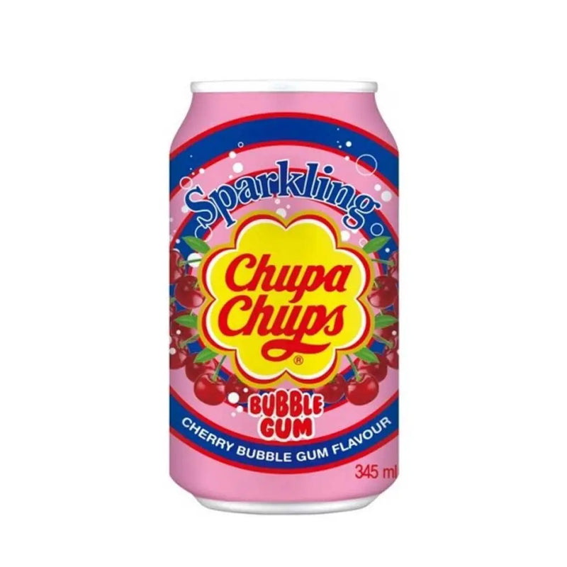 CHUPA CHUPS Soda Bubble Gum Kirsche 345ml (EINWEG)