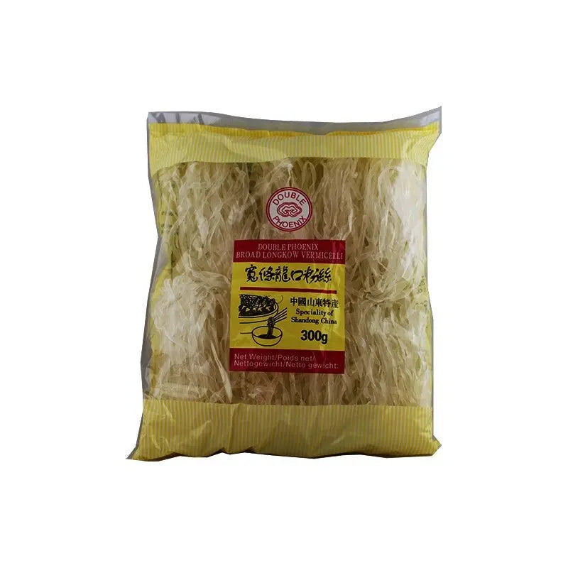 DOUBLE PHOENIX breite Glasnudeln Longkow 300g
