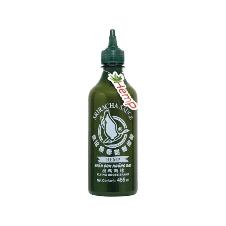FLYING GOOSE Sriracha mit Hanfsamen-Öl 455ml