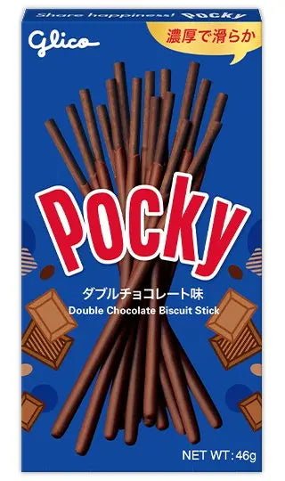 GLICO Pocky Sticks Double Chocolate 46g