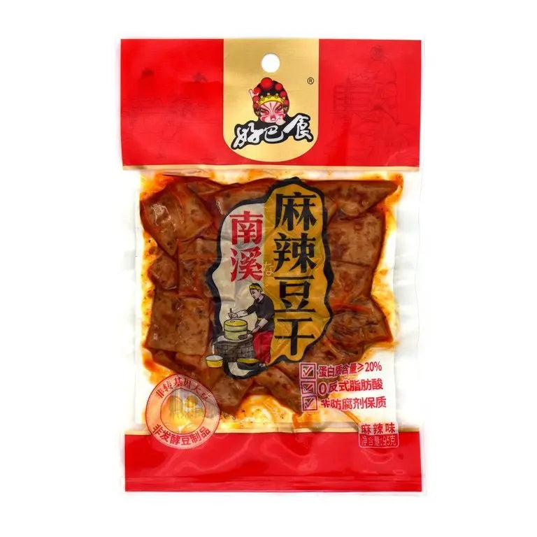 HAO BA SHI getrockneter Tofu scharf (vegan) 95g