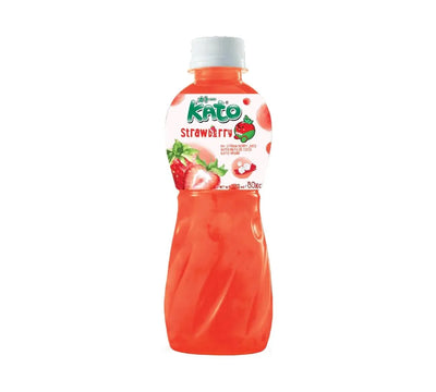KATO Erdbeersaft mit Nata de Coco 320ml (EINWEG)