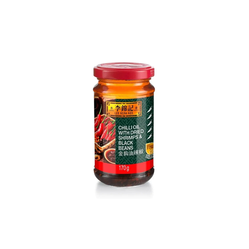 LEE KUM KEE Chili-Öl mit getrockneten Krabben und schwarzen Bohnen 170g