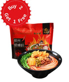LUO ZHUANG YUAN Reisnudeln in Schneckensuppe scharf (Szechuanpfeffer) (rot) 280g Bild 1