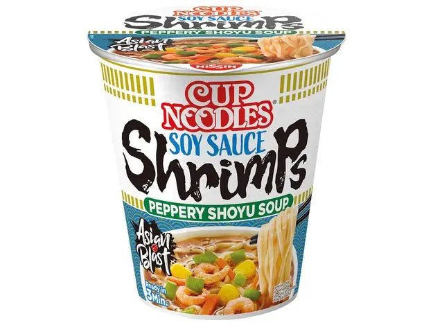 NISSIN Instant Cup Nudeln Sojasauce Shrimp 63g