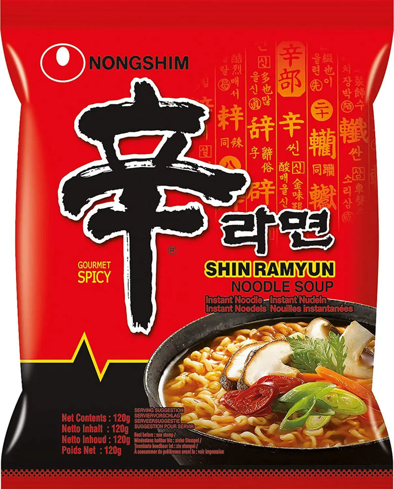 NONG SHIM Instant Nudeln Shin Ramyun 120g