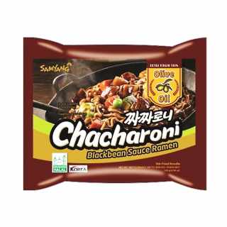 SAMYANG Instant Nudeln Chacharoni Schwarzbohnen Olivenöl 140g