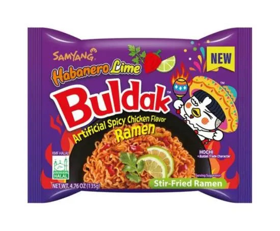 SAMYANG Instant Nudeln Hot Chicken Habanero Limette 135g