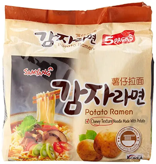 SAMYANG Instant Nudeln Kartoffel-Ramen 5x120g
