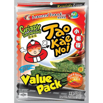 TAOKAENOI Knuspriger Seetang Scharf & Würzig 59g