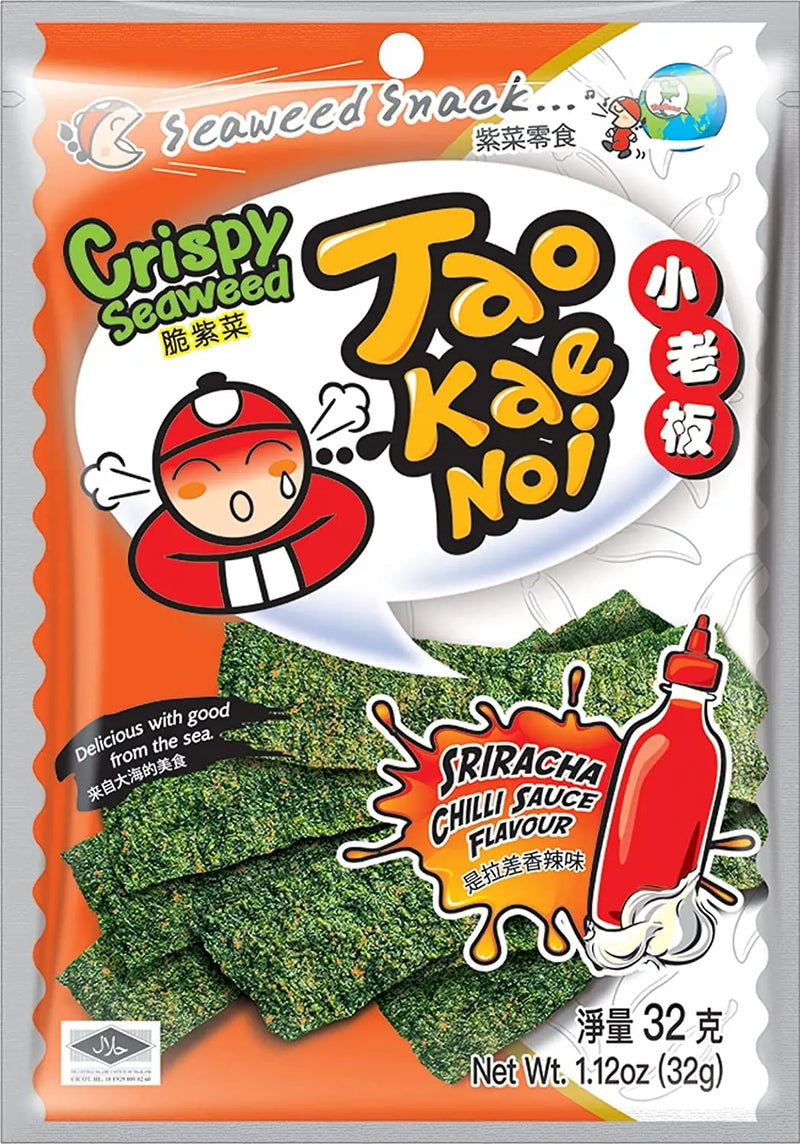 TAOKAENOI Knuspriger Seetang Sriracha-Soße 32g