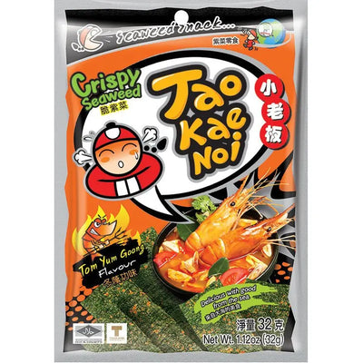 TAOKAENOI Knuspriger Seetang Tom Yum Goong 32g