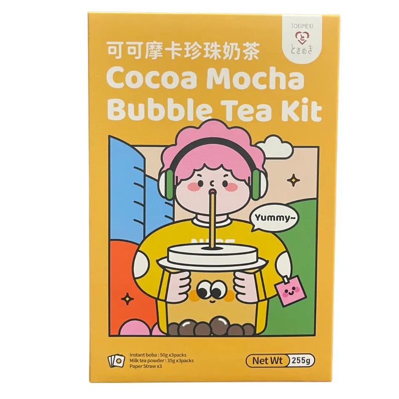 TOKIMEKI Japanisches  Kakao-Mokka Bubble Tea Set 255g