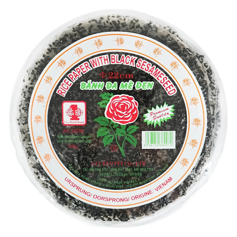 VN Sesam-Reis-Cracker mit schwarzem Sesam 22cm 400g
