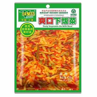 WEIJUTE Eingelegtes Senf mit Spargelbohnen 138g