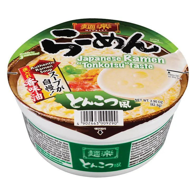 Hikari Miso Menraku Tasse Ramen Tonkotsu Geschmack 82g
