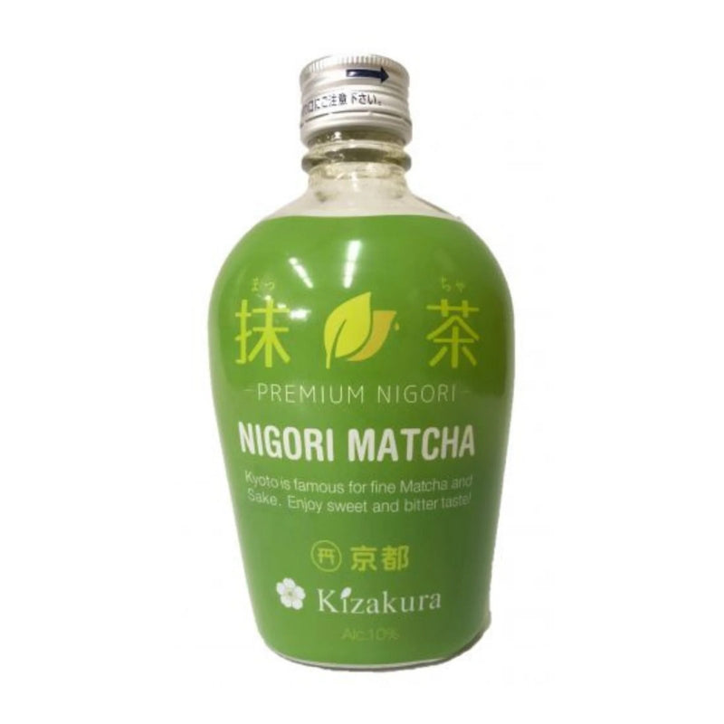 KIZAKURA Matcha Nigori Sake (10% Alc.) 300ml