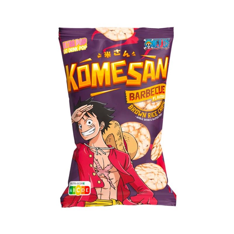KOMESAN Brown Rice Chips Barbecue Geschmack 60g