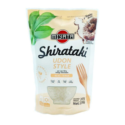MIYATA Shirataki Konjak Nudeln Udonform 270g / 200g ATG