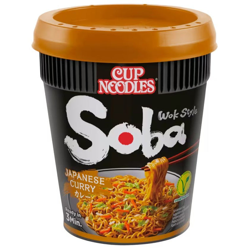 NISSIN Instant Cup Nudeln Soba Japanese Curry 90g