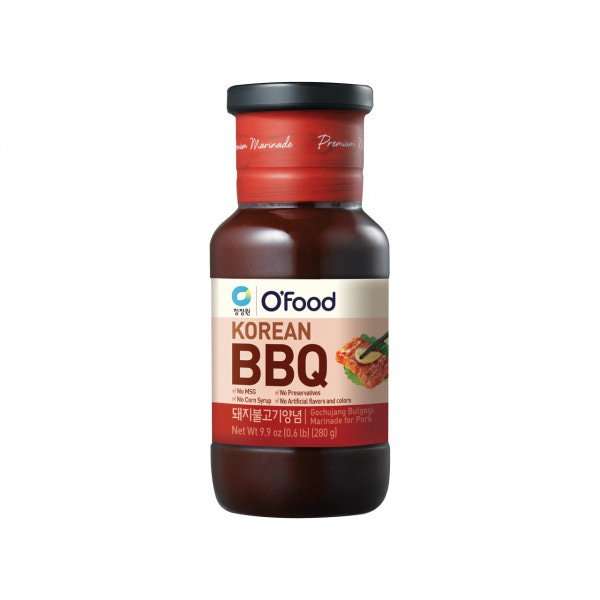 O'FOOD Korean BBQ Rote Chilipaste-Soße für Schweinefleisch 280g
