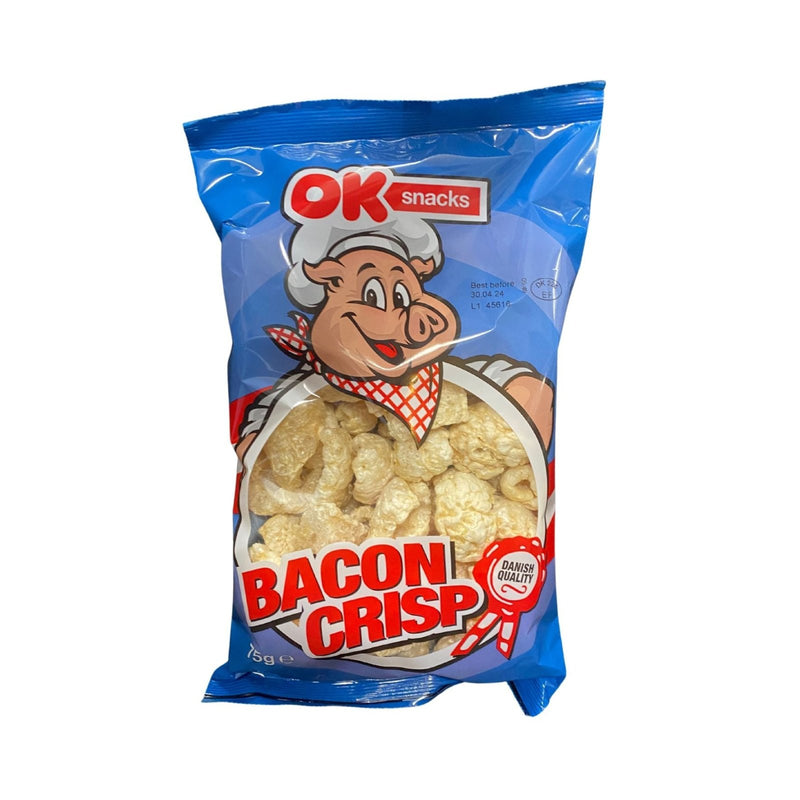OK SNACKS Bacon Crisp Speckkrusten gesalzen 75g